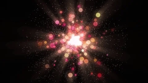 Lights orange bokeh background. Elegant gold abstract. Disco background with  Vídeo Stock 82448216