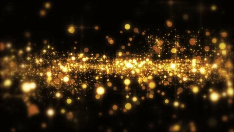 Lights orange bokeh background. Elegant gold abstract. Disco background with  Video stock 82452973