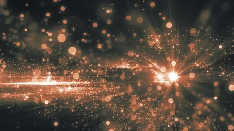 Lights orange bokeh background. Elegant gold abstract. Disco background with  Видео 82480217