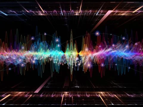 Lights of Oscillation Illustrazione stock