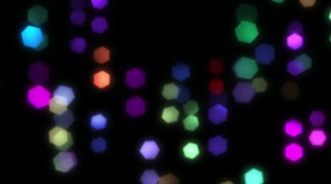 Lights out of focus 1 Stock-Footage 22707255