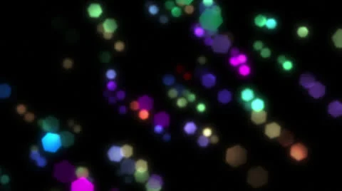 Lights out of focus 3 Stock-Footage 22707256