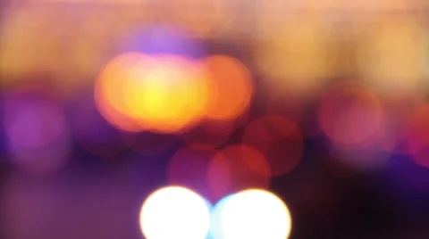 Lights out of focus Stock Footage 56909947