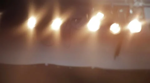 Lights Out Of Focus Stock Footage 64216760