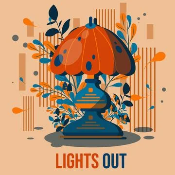 Lights Out Stock Illustration