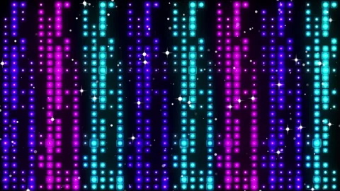 Lights Panel Flickering Looped Video Stock Footage 145146521