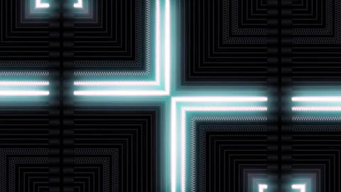 Lights Panel Looped Video Stock Footage 157276294