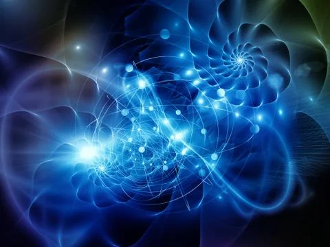 Lights of Particles Stock Illustration