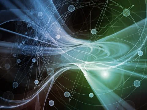 Lights of Particles Stock Illustration