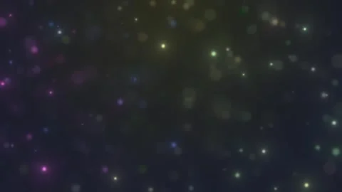 Lights particles moving bokeh background Video stock 256992681