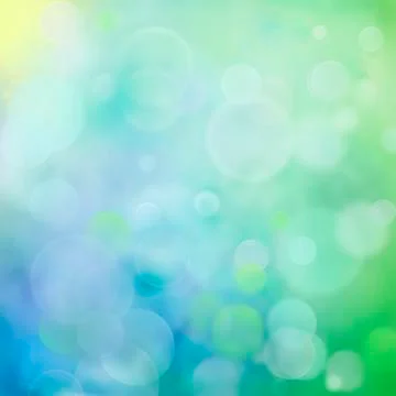 Lights pattern on green tones Illustrazione stock