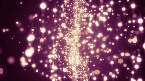 Lights pink bokeh background. Elegant gold abstract. Disco background with ci Vídeo Stock 82445480