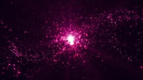 Lights pink bokeh background. Elegant gold abstract. Disco background with ci Stock Footage 82447821