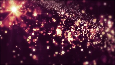 Lights pink bokeh background. Elegant gold abstract. Disco background with ci 動画素材 82448470