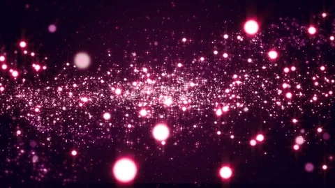 Lights pink bokeh background. Elegant gold abstract. Disco background with ci Stock Footage 82456542