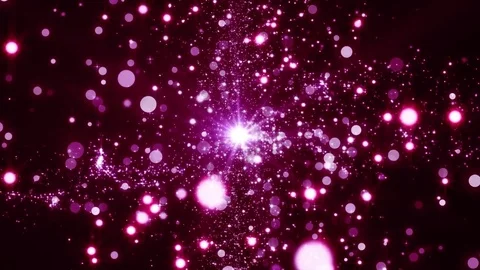 Lights pink bokeh background. Elegant gold abstract. Disco background with ci 스톡 동영상 82470747