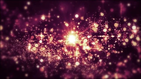 Lights pink bokeh background. Elegant gold abstract. Disco background with ci 動画素材 82472055
