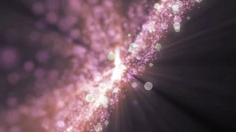 Lights pink bokeh background. Elegant gold abstract. Disco background with ci Видео 82488272