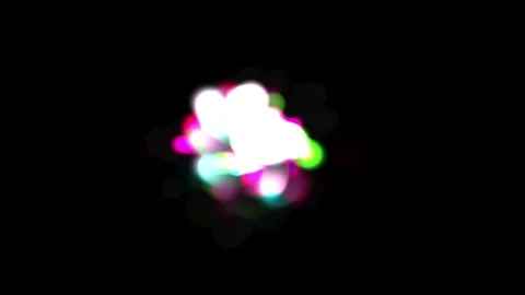 Lights Professional with Flower Motion Graphic Overlay Video stock 336892603