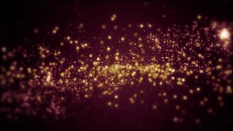 Lights red bokeh background. Elegant gold abstract. Disco background with cir Stock-Footage 82447067