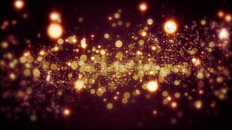 Lights red bokeh background. Elegant gold abstract. Disco background with cir Видео 82493529