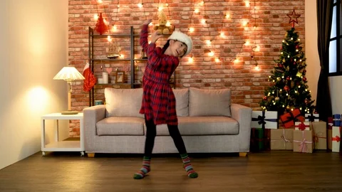 Lights on the red brick wall in the background. Stock-Footage 97580763