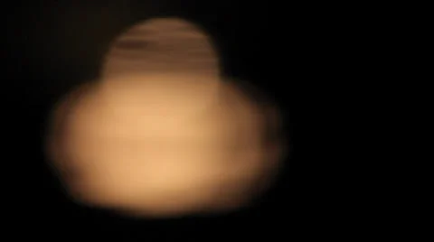 Lights reflected in water at night Stock Footage 34089400