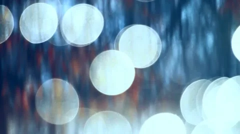 Lights reflection autumn Stock-Footage 9601550