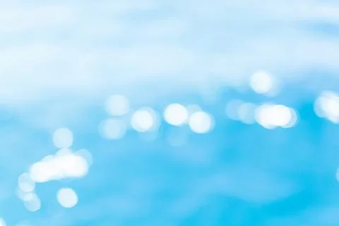 Lights reflection Bokeh of the summer time Stock Photos