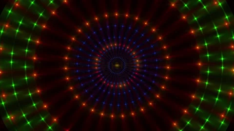 Lights Rotating In Circle Motion Graphics Background Loop Stock Footage 172411124