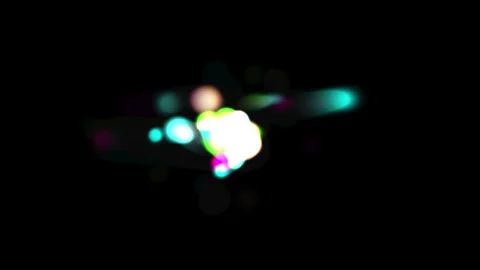 Lights Shining with Blur Transparent Background Animation Video stock 336892600