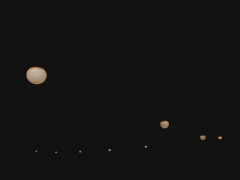 Lights shining in the dark Stock Photos