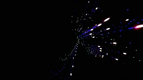 Lights in the Sky White 4K Video stock 186111737