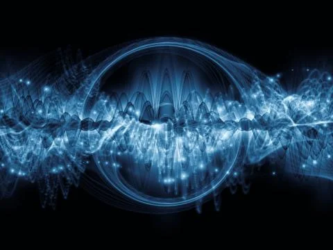 Lights of Sound Wave Stock Illustration