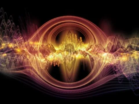Lights of Sound Wave Ilustración de archivo