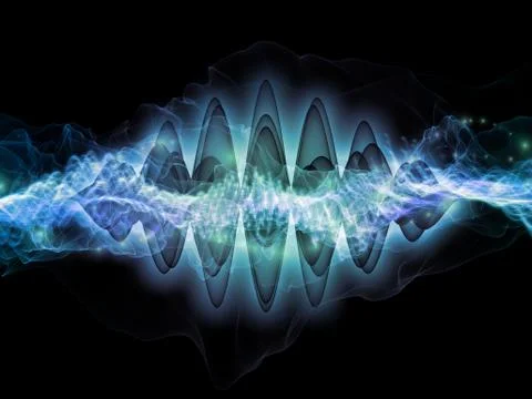 Lights of Sound Wave イラスト素材