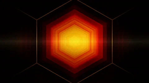 Lights spot hexagonal Stock Footage 45299905