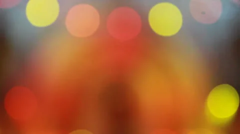 Lights spots out of focus Video stock 25257064
