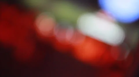 Lights spots out of focus Video stock 25258159