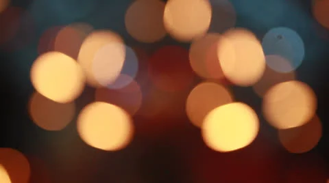 Lights spots out of focus Video stock 25258584