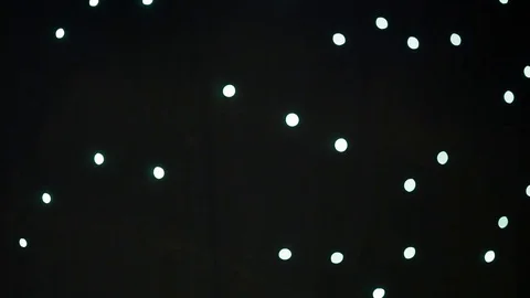 The lights on the stage flicker softly Stock Footage 80961492