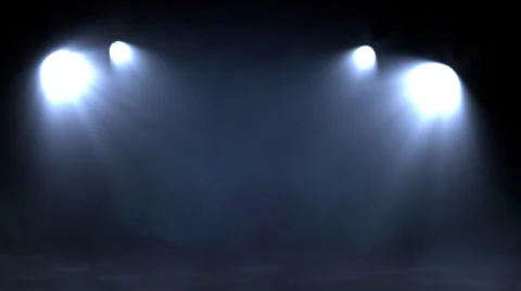 Lights on stage Stock Footage 1076904
