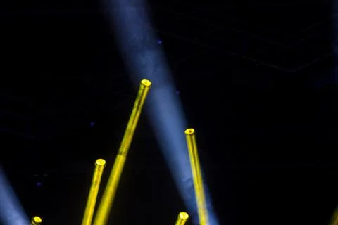 Lights on a stage Stock Photos