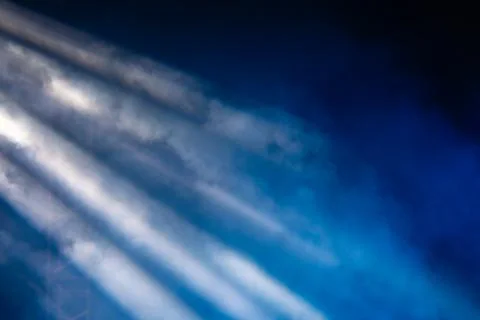 Lights on a stage Foto stock