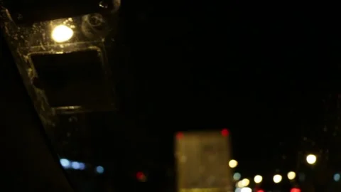 The lights on the street at night Stock Footage 137997783