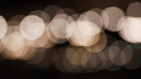 Lights String Bokeh with motion Stock Footage 233526393