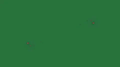 Lights Swimming On Chroma Key For Compositing Vidéo 338012189