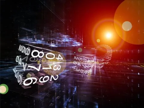 Lights of Technology Illustrazione stock