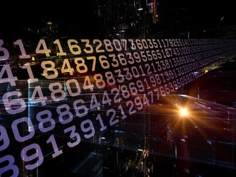 Lights of Technology Stock Illustration