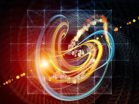 Lights of Technology Illustrazione stock